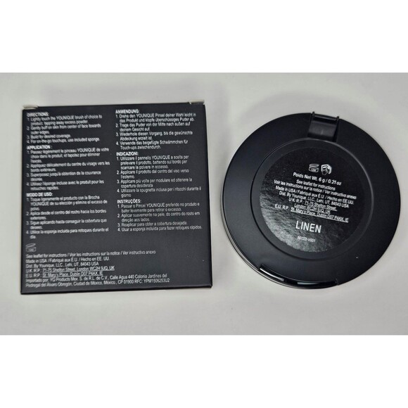 Younique Touch Complexion+ Pressed Powder Foundation Linen .21oz New in Box - Picture 4 of 7